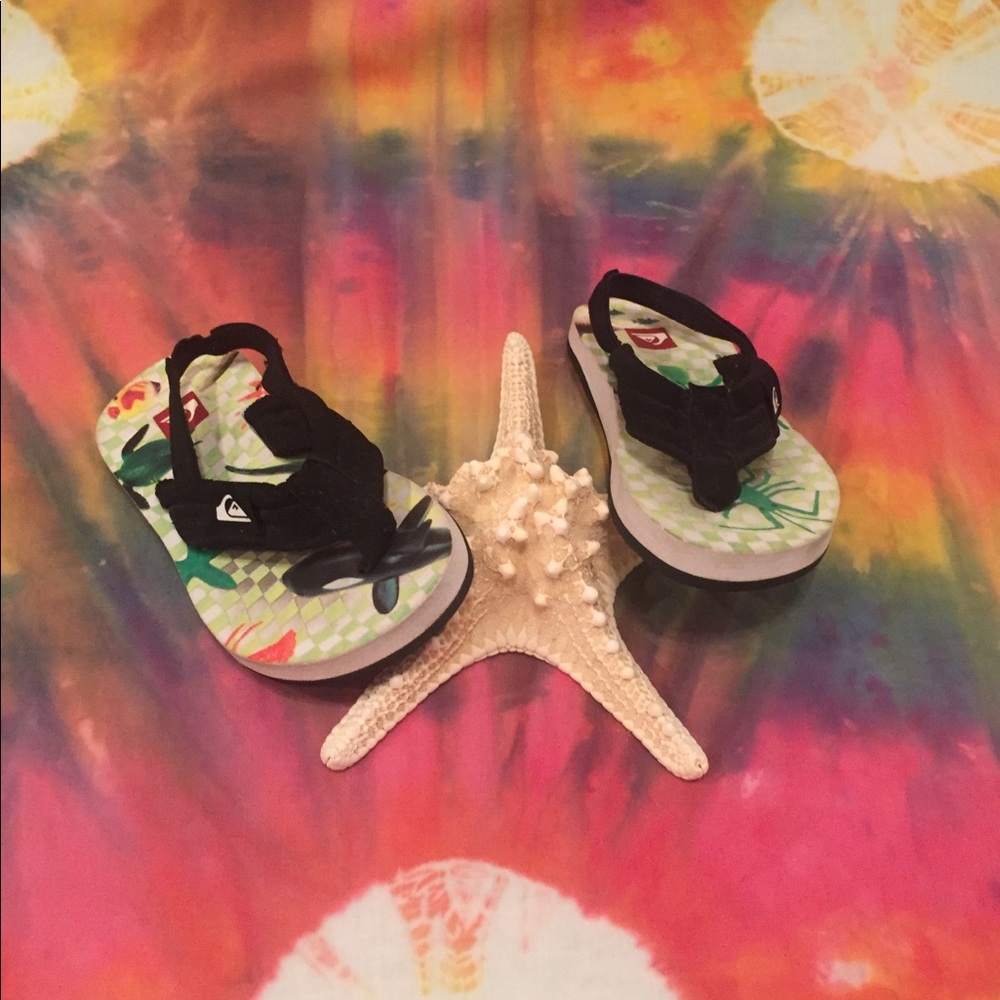 Quicksilver flip flops